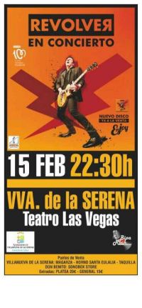 Cartel del concierto de Revlver